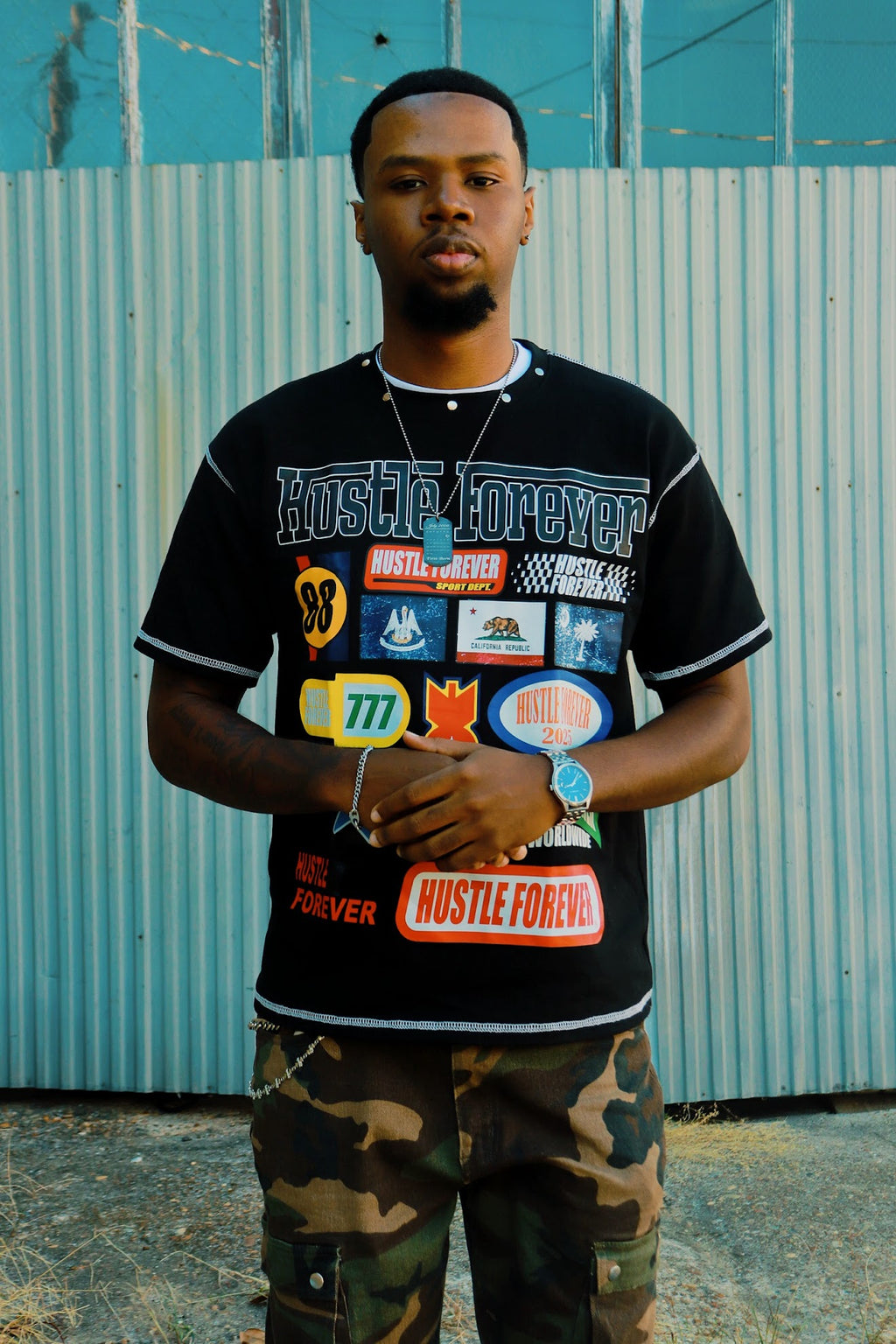 Black Hustle Forever T